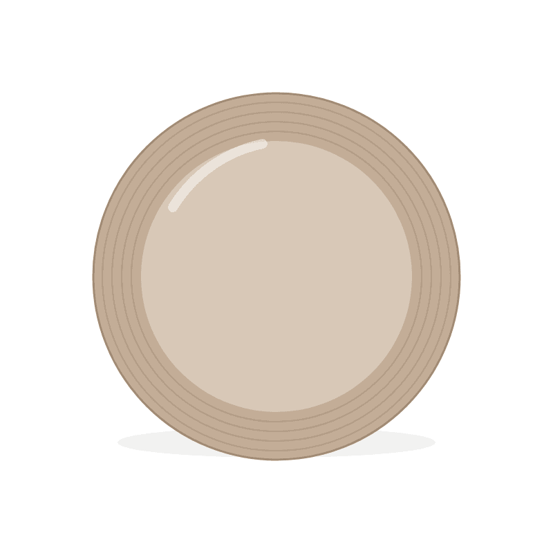 Ridge dinner plate — Stoneware, 27 cm